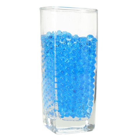 Kulki żelowe wodne hydrożelowe do kwiatów niebieskie 250g 50 000szt. 7-8mm