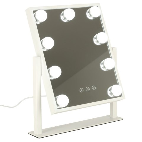 Lusterko do makijażu 9 LED z żarówkami USB 25x30cm