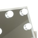 Lusterko do makijażu 9 LED z żarówkami USB 25x30cm