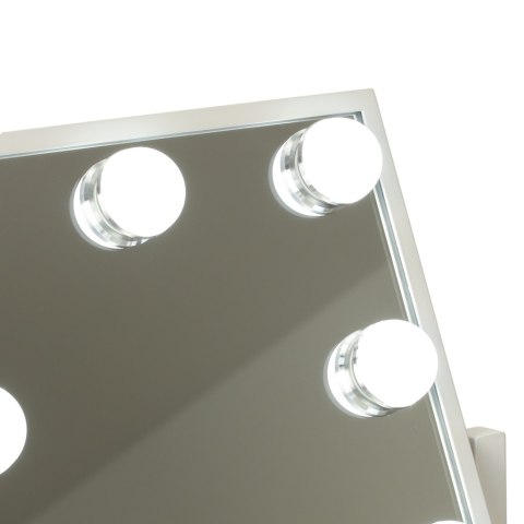 Lusterko do makijażu 9 LED z żarówkami USB 25x30cm