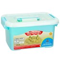 Piasek dla dzieci 2kg foremki piaskownica zestaw XXL plastyczny kreatywny niebieski