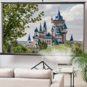Projektor rzutnik przenośny LED TFT LCD 16:9 1920x1080 USB 20W biały