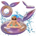 Kółko do pływania koło dmuchane syrena z brokatem galaxy 94 cm XXL max 60kg