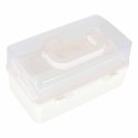 Organizer na leki pojemnik pudełko kasetka apteczka duży XL na zamek skrzynka 29x19x15,5 cm