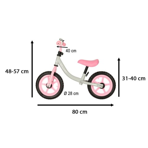 Rowerek biegowy Trike Fix Balance rower ultra lekki różowy