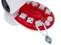 Chory ząbek dentysta zwierząt pies piesek zabawa wylecz zęba nauka weterynarz