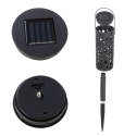 Lampa solarna ogrodowa ażurowa latarenka lampion LED czujnik zmierzchu wbijana 4szt.