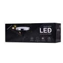 Lampy ogrodowe solarne najazdowe gruntowe czujnik 8LED 12szt. zimny biały