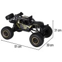 Samochód zdalnie sterowany 2,4GHz 1:8 51cm metal czarny