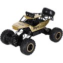 Samochód zdalnie sterowany na pilota RC Rock Crawler 1:12 4WD METAL złoty