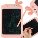 Tablet graficzny do rysowania dla dzieci znikopis tablica ekran LCD 8,5' królik róż