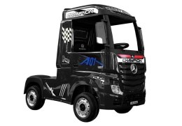 Auto Mercedes Actros Czarny Lakierowany Ciężarówka Dla Dzieci Pilot LED MP4