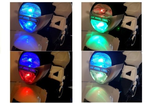Motor na Akumulator Motocykl Dla Dzieci GTM1188 Światło LED Niebieski