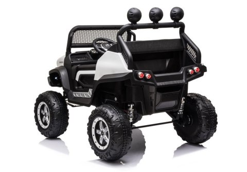 Pojazd na Akumulator Mercedes Unimog S Światła LED MP3 Pilot Biały