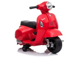 Skuter na Akumulator Vespa GTS 300 Mini Dla Dzieci Światło LED Czerwony