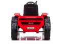 Traktor na Akumulator z Przyczepą CH9959 Światła LED Pilot Radio Czerwony