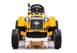 Traktor na Akumulator z Przyczepą CH9959 Światła LED Pilot Radio Żółty