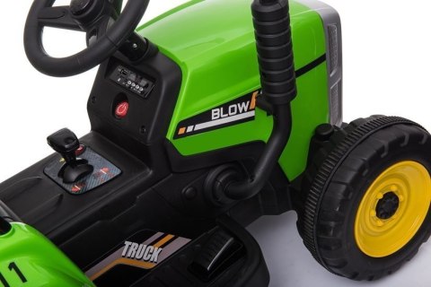 Traktor na Akumulator z Przyczepą XMX611 Pilot Światła LED Zielony