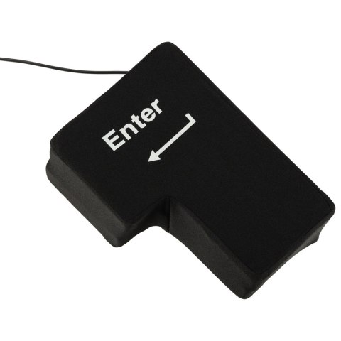 Poduszka antystresowa klawisz Enter XL na biurko do uderzania USB