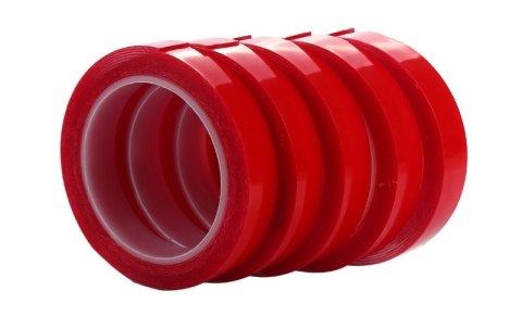 Taśma dwustronna samoprzylepna akrylowa montażowa transparentna mocna 10mm x 3m