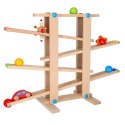 Tor kulkowy drewniany kulodrom montessori XXL