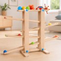 Tor kulkowy drewniany kulodrom montessori XXL