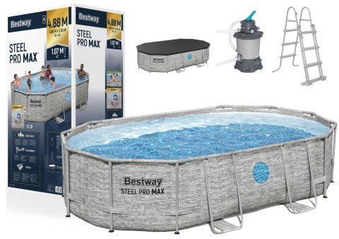 Basen Stelażowy 488 x 305x 107cm Bestway 56946