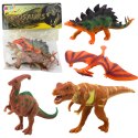 Zestaw Figurki Dinozaurów T-Rex Pteranodon Stegosaurus Parasaurolophus 4szt