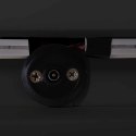 Szafka nocna wisząca szuflady oświetlenie LED USB ładowanie głośnik Bluetooth czarna