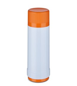 Termos ROTPUNKT typ 40 0,75 l polar-el.-clementin (biało-pomarańczowy) Made in Germany