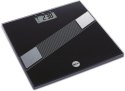 Waga osobowa elektryczna Eldom TWO140/C, szklana, czarna, do 150 kg, pomiar tłuszczu