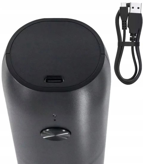 Elektryczny Młynek Do Pieprzu Soli Przypraw Akku Ładowanie USB Zestaw 2 Szt
