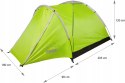 Namiot Turystyczny 3 os. ALPENAIR PRO Promis NT80