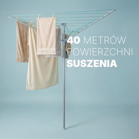 Suszarka ogrodowa trzyramienna PROMIS SU190 COMO + pokrowiec