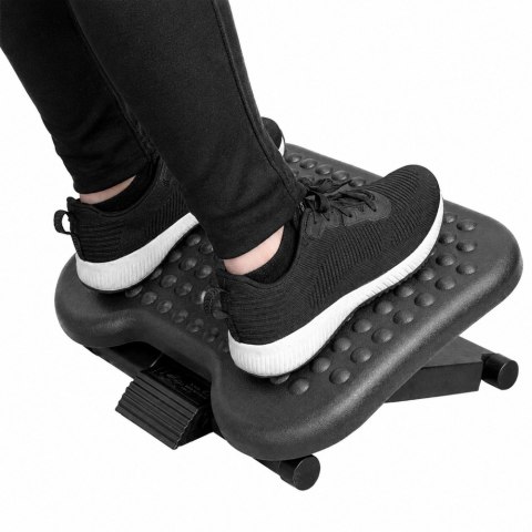 Podnóżek Regulowany Biurowy Pod Biurko Ergonomiczny Z Wypustkami 3 Poziomy