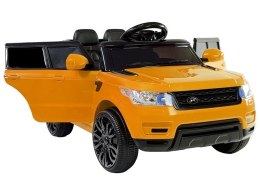 Auto Na Akumulator HL1638 Dla Dzieci Pilot MP3 Światło LED Pomarańczowy
