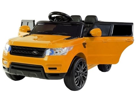 Auto Na Akumulator HL1638 Dla Dzieci Pilot MP3 Światło LED Pomarańczowy