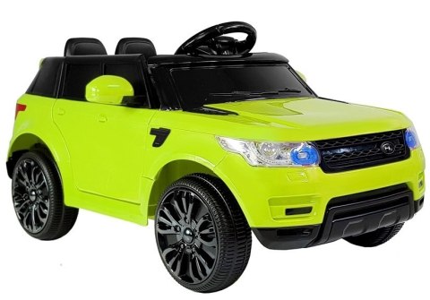 Auto Na Akumulator HL1638 Dla Dzieci Pilot MP3 Światło LED Zielony