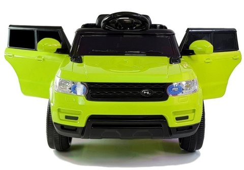Auto Na Akumulator HL1638 Dla Dzieci Pilot MP3 Światło LED Zielony