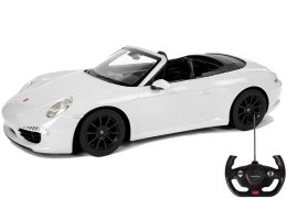 Auto Porsche 911 Carrera S Samochód Zdalnie Sterowane RC Rastar Białe 1:12