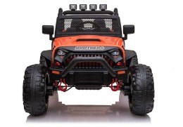 Auto Terenowe Na Akumulator Jeep JC666 Światła LED MP3 Pilot Pomarańczowy