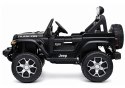 Auto na Akumulator Jeep Rubicon Światła LED MP3 Pilot 4x4 Czarny