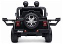 Auto na Akumulator Jeep Rubicon Światła LED MP3 Pilot 4x4 Czarny