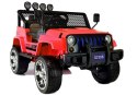Auto na Akumulator S2388 Pilot Światła LED Radio Jeep Czerwony 4x45W