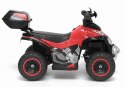 Quad na Akumulator GTS1188-A Światła LED Muzyka Schowek Czerwony
