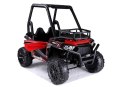 Auto na Akumulator Terenowe JS360-1 Światła LED MP3 Pilot Czerwony