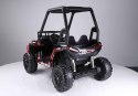 Auto na Akumulator Terenowe JS360-1 Światła LED MP3 Pilot Czerwony