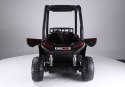 Auto na Akumulator Terenowe JS360-1 Światła LED MP3 Pilot Czerwony