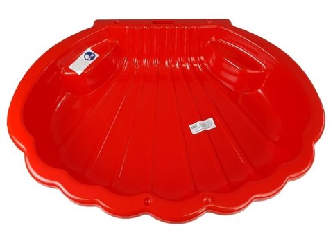 Piaskownica Basen Dla Dzieci 2w1 Muszelka Czerwona 110cm 2075